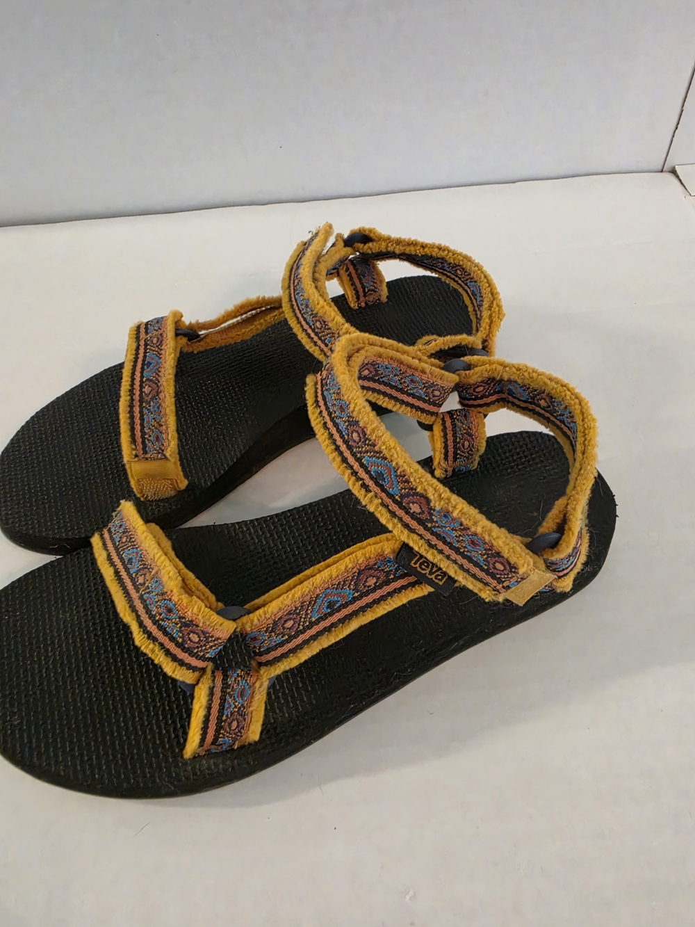 Teva Women’s Yellow Patterned Sport Sandals